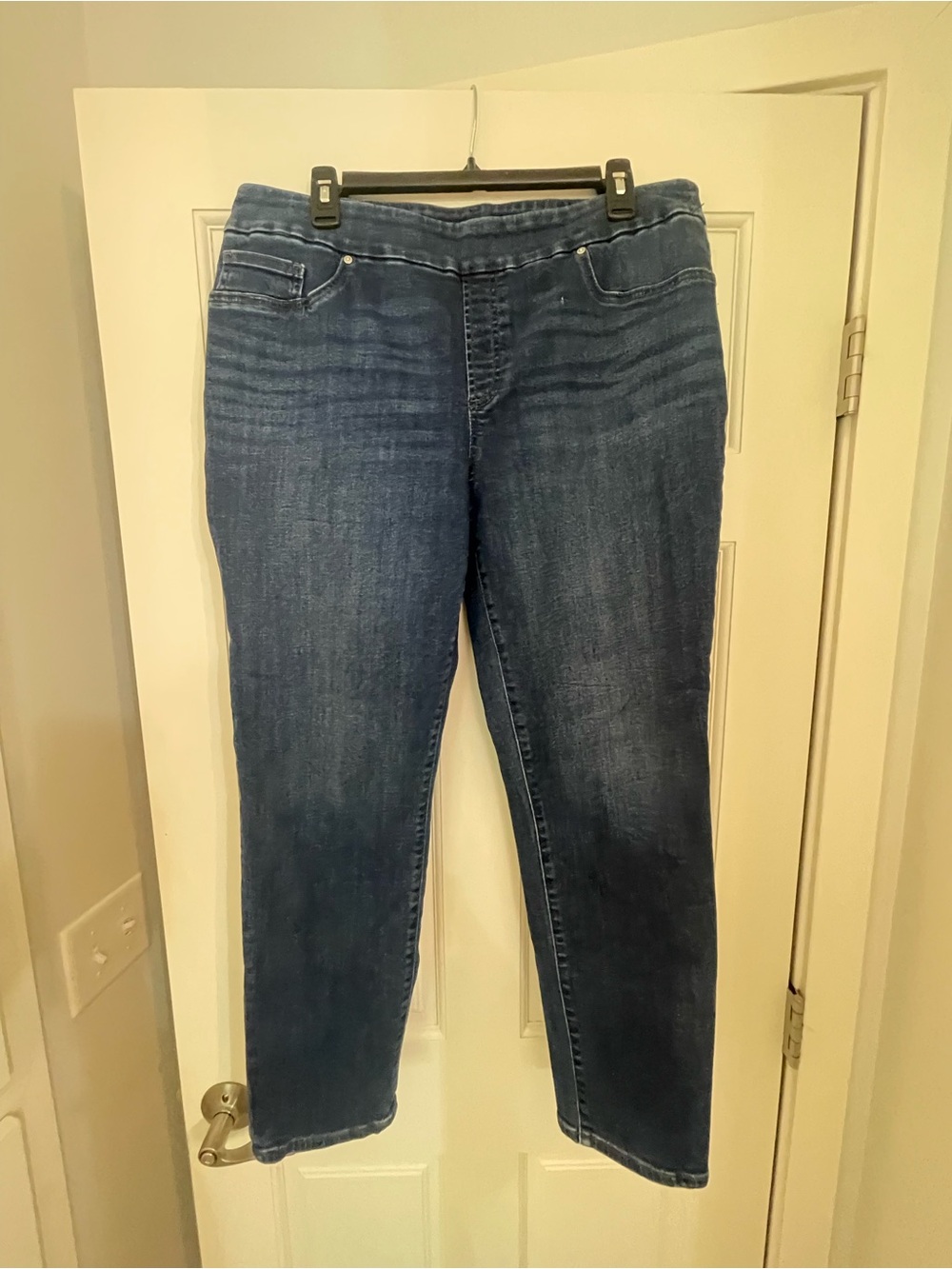Chico's Dark Blue Straight Leg Jeans